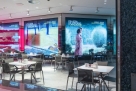 Showroom with display windows in Milan