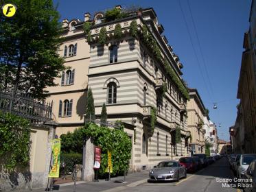 Secret garden in the Brera district