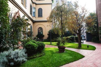 Secret garden in the Brera district