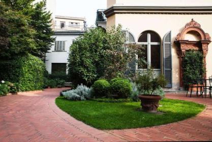 Secret garden in the Brera district