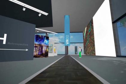 Location for virtual exhibition