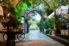 Old convent with garden