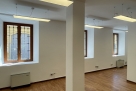 Showroom inside a courtyard