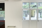 Showroom inside a courtyard