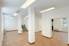 Showroom inside a courtyard