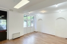 Showroom inside a courtyard