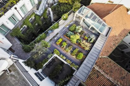 Hotel rooftop in Brera