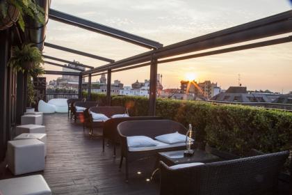 Hotel rooftop in Brera