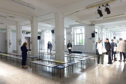 Industrial venue with courtyard in Tortona