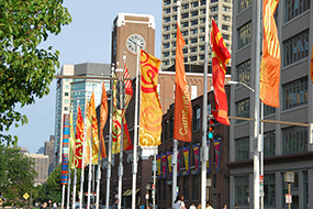Custom promotional flags